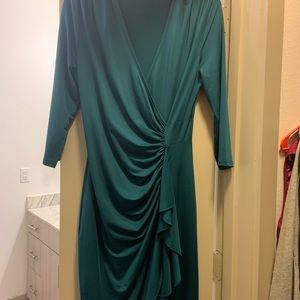 Green Wrap Dress
